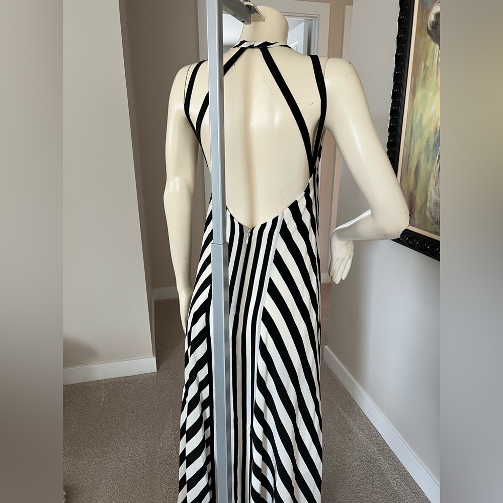 BCBGMAXAZRIA Gia High-Low Silk Maxi Dress – Size 0 - Picture 11 of 16